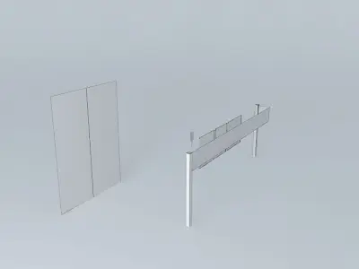 Road Sign Sydney Harbour Bridge North Side Free 3D model