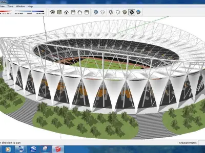 Pack 16 Stadium SKP 3D model