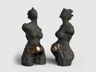 First Born sculpture 3D model