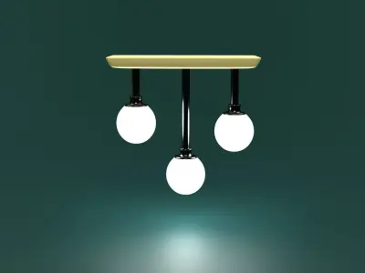 8 Stylized Low Poly Lamps Set Low-poly 3D model