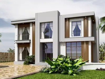 house Low-poly 3D model