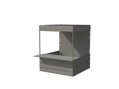 Marketing tent - box 2x2m 3D model