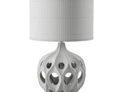 Safavieh Regina Ceramic Table Lamp 3D model