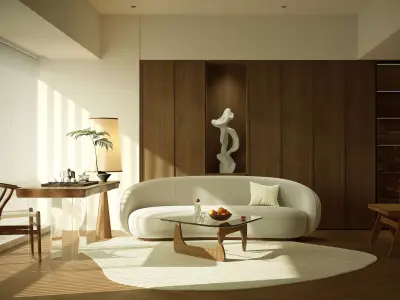 Apartment Interior Scene 3D model
