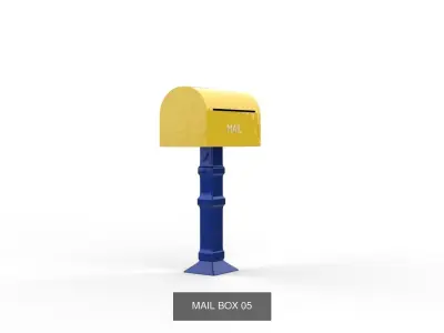 MAIL BOX COLLECTION 3D Model Pack