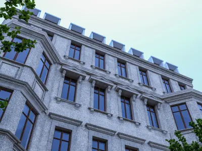 Berlin street building NO104 3D model