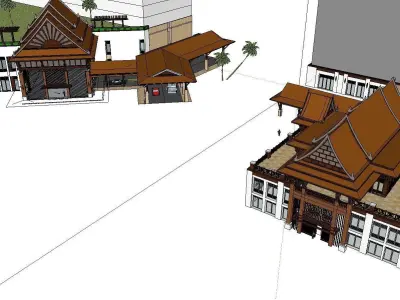 vacation spot-Resort-Fashion Leisure Hotel-0164 3D model