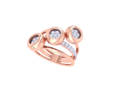 Women Ring Render 3dm STL OBJ FBX Details  3D print model 7