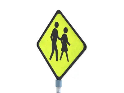 Street Sign 05 3D model