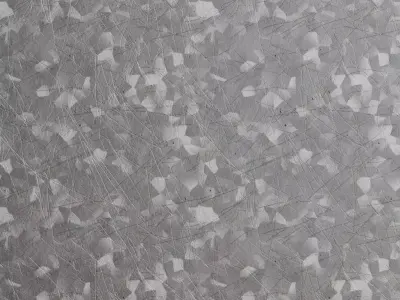 Scratched Galvanized Material PBR Seamless Texture