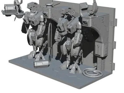 The Maintenance Bay Project Season I - Big Suits Bridge 3D print model