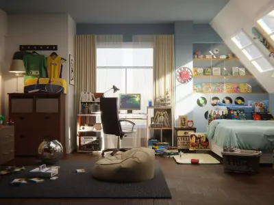 kidsroom 3D model