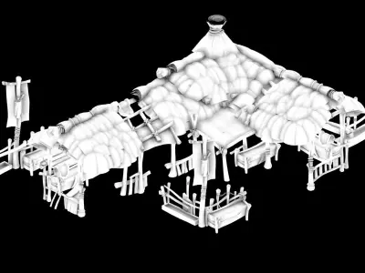 Station - Inn 03 3D model