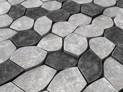 Paving Ngon road 3D model