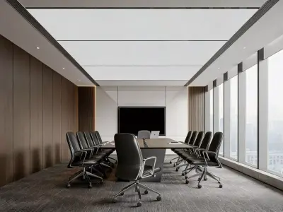 modern office 3D model