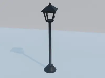 Street Lamp 3D model 12