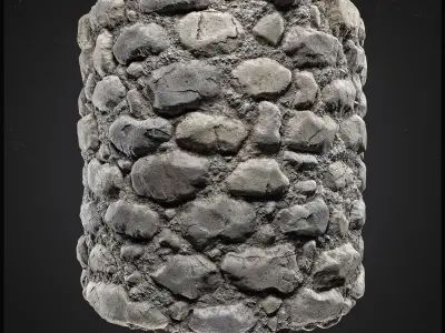 Medieval Stone Wall - Substance Material Texture