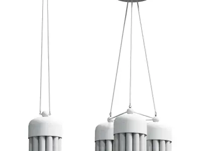 apparatus tassel 01 pendant light Low-poly 3D model