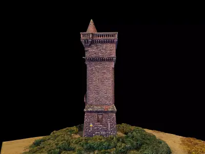 Airlie Monument Scotland 3D model