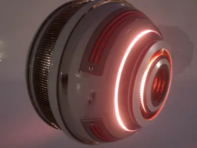 Spherical Drone  3D model