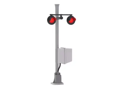 Crossing Signal 1 Low-poly 3D model
