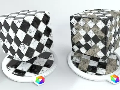 Indoor Tile Substance 3D model