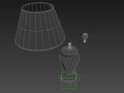 Table Lamp Vonesh 3D model