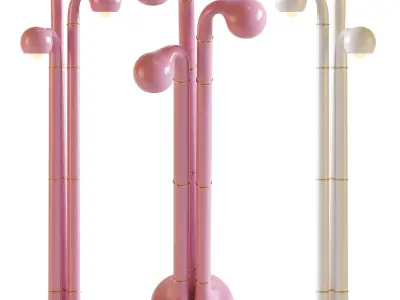 floor lamp collection 3D Model Pack