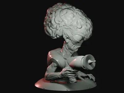 Saucer Man 3D print model