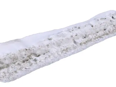 Snow 02 Low-poly 3D model