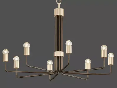 Le Marais Chandelier  8 Light 3D model