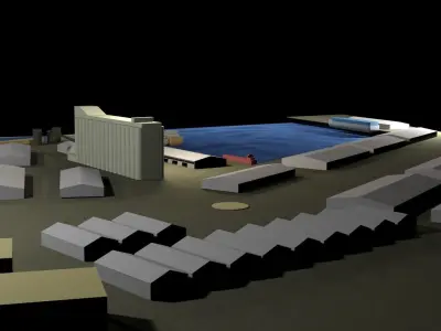 Beirut Port 3D model