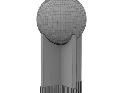 Table lamp p 3D model