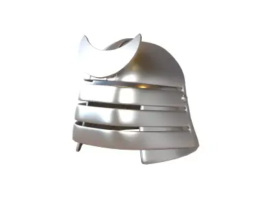 War Helmet V3 001 Low-poly 3D model