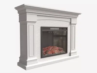 Grand Electric Fireplace Deland 3D model