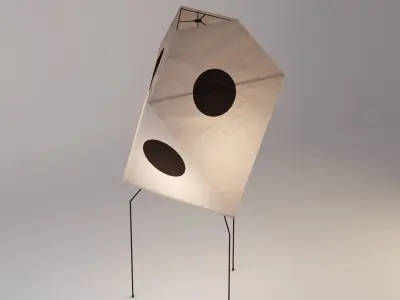 Vitra Akari UF3-Q  3D model