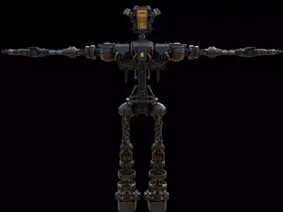 Humanoid Robot 3D model