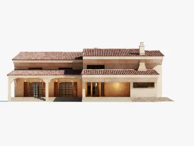 Spanish Colonial Villa 3D model