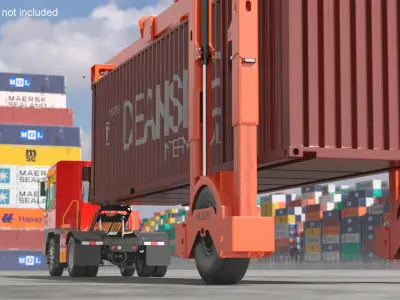  Terminal Carrier Truck Ottawa T2E with Container 40FT 