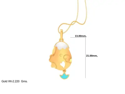 Kids Pendant - 17 3D print model