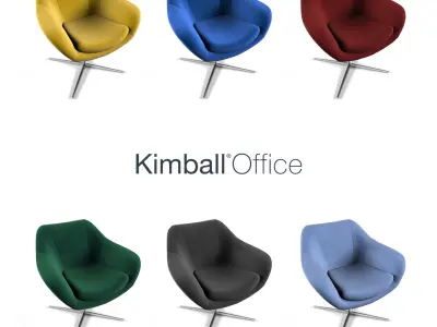 Chair Bloom Kimball 3D model