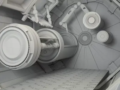 SCI FI MACHINE 3D model