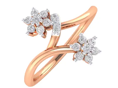 Women Ring Render 3dm STL MTL SLC JCD OBJ FBX Details 3D print model 48