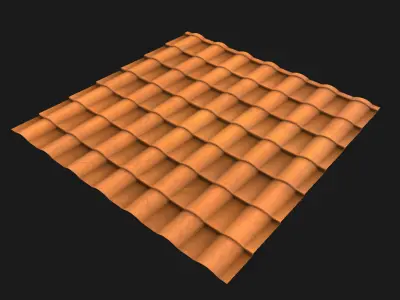 15 Stylized and Seamless Roof Tiles PBR Textures and Materials Texture