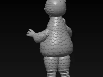 Sesame Street Little Bird 3D print model