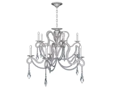 chandelier 04 3D model