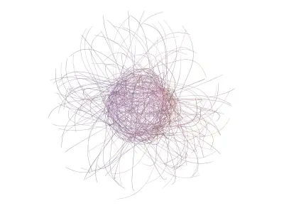 Abstract Sphere Line v1 004 3D model