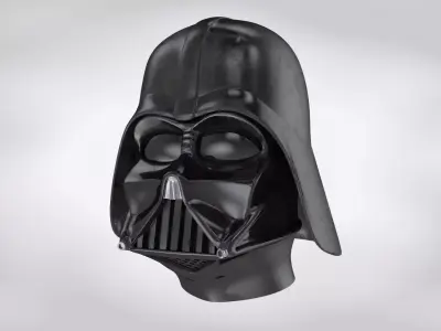 Darth Vader Helmet - NRM and Dirty TXRS Low-poly 3D model