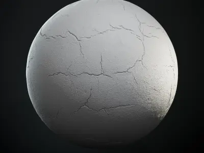 Scanned Seamless Cracked Asphalt PBR Textures Texture