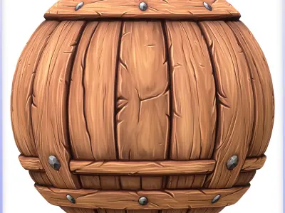 Stylized Wood Seamless Texture Texture 24